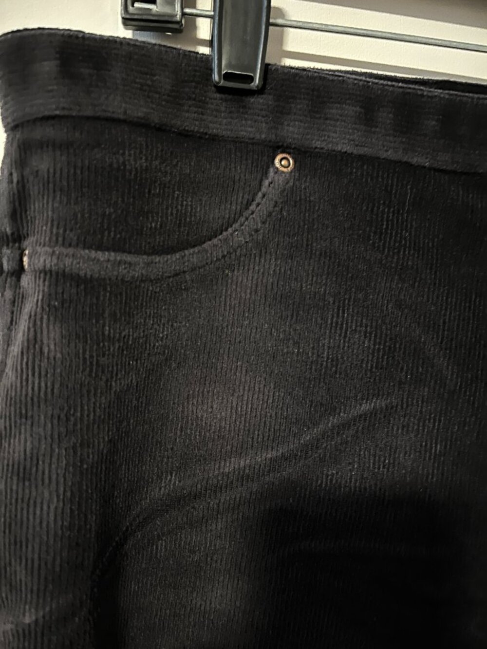 HUE XXL Corduroy Jegging Leggings - Black - Picture 5 of 10